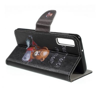 Чехол-книжка Deexe Color Wallet для Samsung Galaxy A7 2018 (A750) - Angry Bear