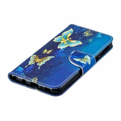 Чехол-книжка Deexe Color Wallet для Samsung Galaxy M20 (M205) - Butterfly Pattern