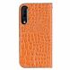 Чохол-книжка Deexe Glittery Crocodile для Samsung Galaxy A50 (A505) / A30s (A307) / A50s (A507) - Orange