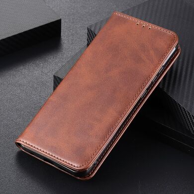 Чохол-книжка Deexe Wallet Case для Samsung Galaxy A02s (A025) - Coffee