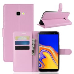 Чехол-книжка Deexe Wallet Style для Samsung Galaxy J4+ (J415) - Pink