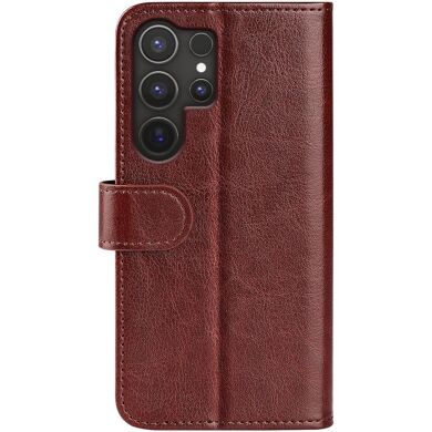 Чехол-книжка Deexe Wallet Style для Samsung Galaxy S25 Ultra (S938) - Brown