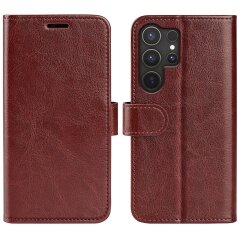 Чехол-книжка Deexe Wallet Style для Samsung Galaxy S25 Ultra (S938) - Brown