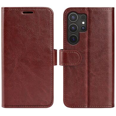 Чехол-книжка Deexe Wallet Style для Samsung Galaxy S25 Ultra (S938) - Brown