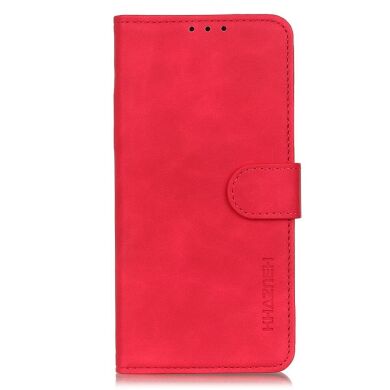 Чехол-книжка KHAZNEH Retro Wallet для Samsung Galaxy A12 (A125) / A12 Nacho (A127) / M12 (M127) - Red