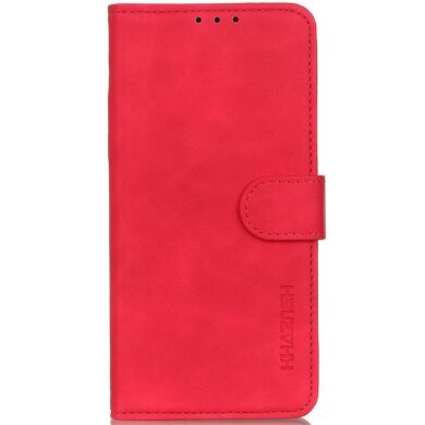 Чехол-книжка KHAZNEH Retro Wallet для Samsung Galaxy A55 (A556) - Red