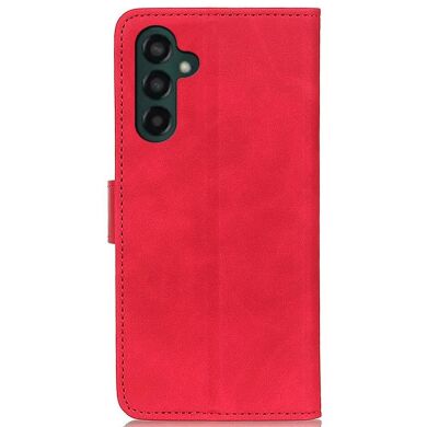 Чехол-книжка KHAZNEH Retro Wallet для Samsung Galaxy A55 (A556) - Red