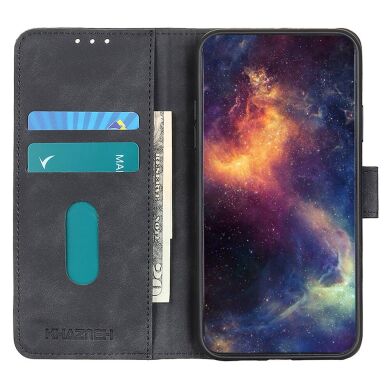 Чохол-книжка KHAZNEH Retro Wallet для Samsung Galaxy S25 FE (S731) - Black
