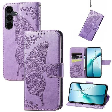 Чохол-книжка з малюнком UniCase Butterfly Pattern для Samsung Galaxy S26 FE - Light Purple