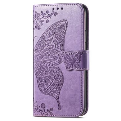 Чохол-книжка з малюнком UniCase Butterfly Pattern для Samsung Galaxy S26 FE - Light Purple