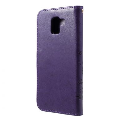 Чохол-книжка UniCase Flower Pattern для Samsung Galaxy J6 2018 (J600), Dark Purple