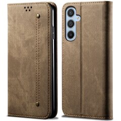 Чехол-книжка UniCase Jeans Wallet для Samsung Galaxy S25 Plus (S936) - Khaki