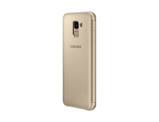 Чехол-книжка Wallet Cover для Samsung Galaxy J6 2018 (J600) EF-WJ600CFEGRU - Gold