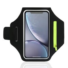 Чехол на руку Deexe Running Armband для смартфонов 6,7 дюйма - Black