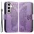 Чехол UniCase Butterfly Pattern для Samsung Galaxy A37 (A376) - Light Purple