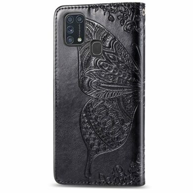 Чохол UniCase Butterfly Pattern для Samsung Galaxy M31 (M315) - Black