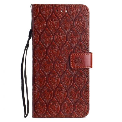 Чехол UniCase Leaf Wallet для Samsung Galaxy A6 2018 (A600) - Brown