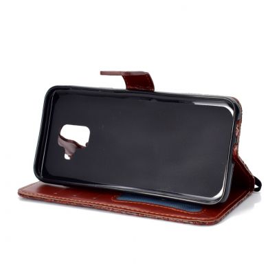 Чехол UniCase Leaf Wallet для Samsung Galaxy A6 2018 (A600) - Brown