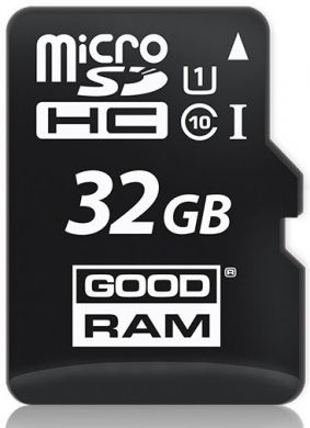 Карта памяти MicroSD GOODRAM 32GB 10 class UHS-I + адаптер