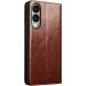 Кожаный чехол QIALINO Classic Case для Samsung Galaxy S25 Edge (S937) - Brown. Фото 5 из 13