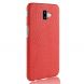 Пластиковый чехол Deexe Croco Style для Samsung Galaxy J6+ (J610) - Red. Фото 3 из 5