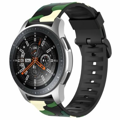 Ремешок Deexe Army Style для Samsung Galaxy Watch 3 (45mm) - Green