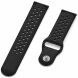 Ремінець Deexe Dot Style для годинників з шириною кріплення 20мм - Black