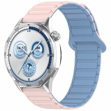 Ремешок Deexe Flexible Fit для часов с шириной крепления 20 мм - Pink / Blue