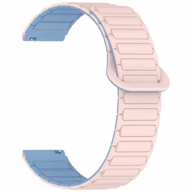 Ремешок Deexe Flexible Fit для часов с шириной крепления 20 мм - Pink / Blue