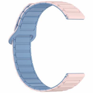 Ремешок Deexe Flexible Fit для часов с шириной крепления 20 мм - Pink / Blue
