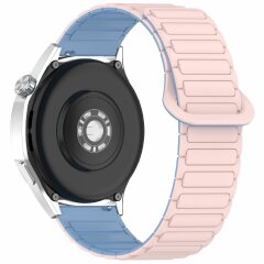 Ремешок Deexe Flexible Fit для часов с шириной крепления 20 мм - Pink / Blue