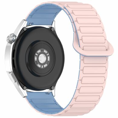 Ремешок Deexe Flexible Fit для часов с шириной крепления 20 мм - Pink / Blue