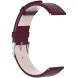 Ремешок Deexe Leather Band для часов с шириной крепления 20 мм - Wine Red. Фото 4 из 8