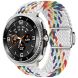 Ремешок Deexe Nylon Bracelet для Samsung Galaxy Watch 8 (40/44mm) / 8 Classic - White / Rainbow. Фото 2 из 4