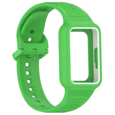 Ремешок Deexe Prime Strap для Samsung Galaxy Fit 3 - Fluorescent Green