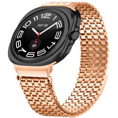 Ремінець Deexe Pulsar для Samsung Galaxy Watch Ultra (2025) - Rose Gold