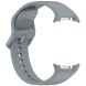 Ремешок Deexe Silicone Band для Samsung Galaxy Watch 8 (40/44mm) / 8 Classic - Grey. Фото 4 из 7