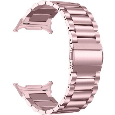 Ремешок Deexe Stainless Steel для Samsung Galaxy Watch 8 (40/44mm) / 8 Classic / Ultra (2025) - Rose Pink