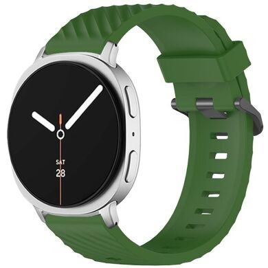 Ремешок KALEBOL Tire Pattern для Samsung Galaxy Watch 8 (40/44mm) / 8 Classic - Army Green