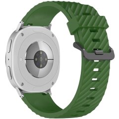 Ремешок KALEBOL Tire Pattern для Samsung Galaxy Watch 8 (40/44mm) / 8 Classic - Army Green