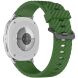 Ремешок KALEBOL Tire Pattern для Samsung Galaxy Watch 8 (40/44mm) / 8 Classic - Army Green. Фото 1 из 5