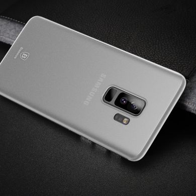 Силіконовий чохол Baseus Ultra Thin Matte для Samsung Galaxy S9+ (G965), Білий