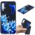 Силиконовый (TPU) чехол Deexe Life Style для Samsung Galaxy A7 2018 (A750) - Blue Flower and Butterfly