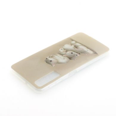 Силіконовий (TPU) чохол Deexe Life Style для Samsung Galaxy A7 2018 (A750) - Hamsters