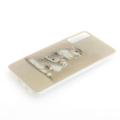 Силіконовий (TPU) чохол Deexe Life Style для Samsung Galaxy A7 2018 (A750) - Hamsters