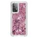 Силіконовий (TPU) чохол Deexe Liquid Glitter для Samsung Galaxy A52 (A525) / A52s (A528) - Red