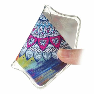 Силиконовый (TPU) чехол Deexe LumiCase для Samsung Galaxy S20 (G980) - Flower Pattern