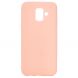 Силиконовый (TPU) чехол Deexe Matte Case для Samsung Galaxy A6 2018 (A600) - Pink. Фото 2 из 7