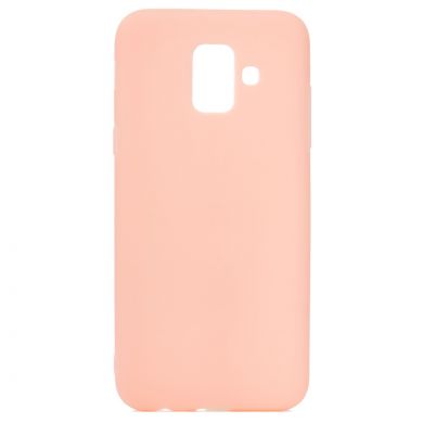 Силиконовый (TPU) чехол Deexe Matte Case для Samsung Galaxy A6 2018 (A600) - Pink
