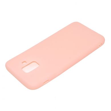 Силиконовый (TPU) чехол Deexe Matte Case для Samsung Galaxy A6 2018 (A600) - Pink